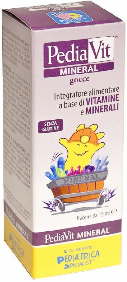 Pediatrica Pediavit Mineral Gocce 15 Ml