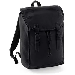 Quadra Vintage Rucksack QD615 black/black 26 x 45 x 16,5 cm