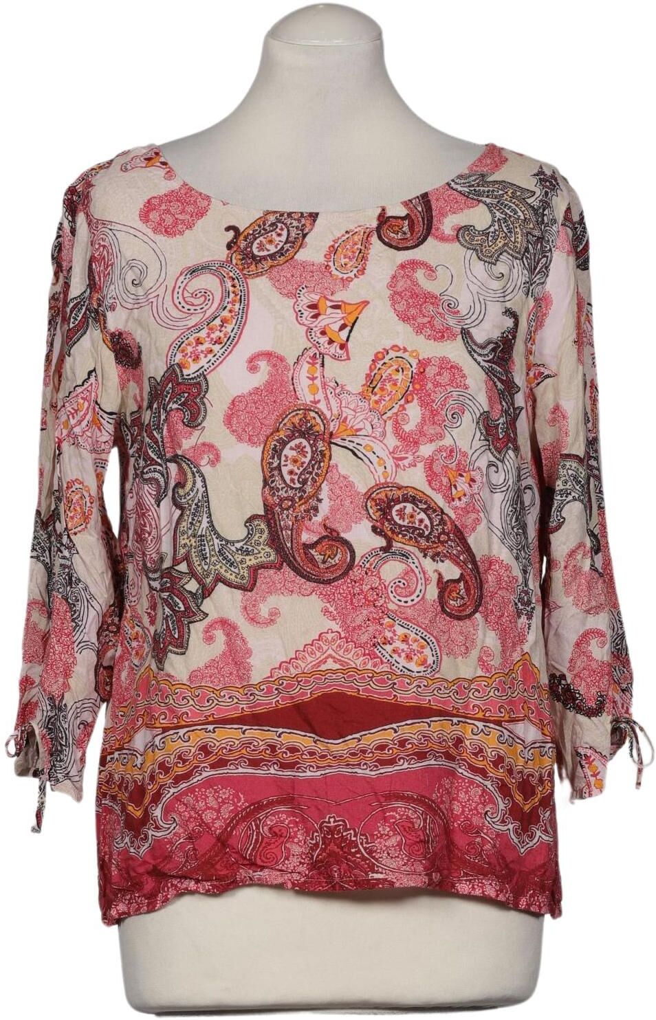 Comma Damen Bluse, Mehrfarbig, Gr. M, Viskose - Second Hand