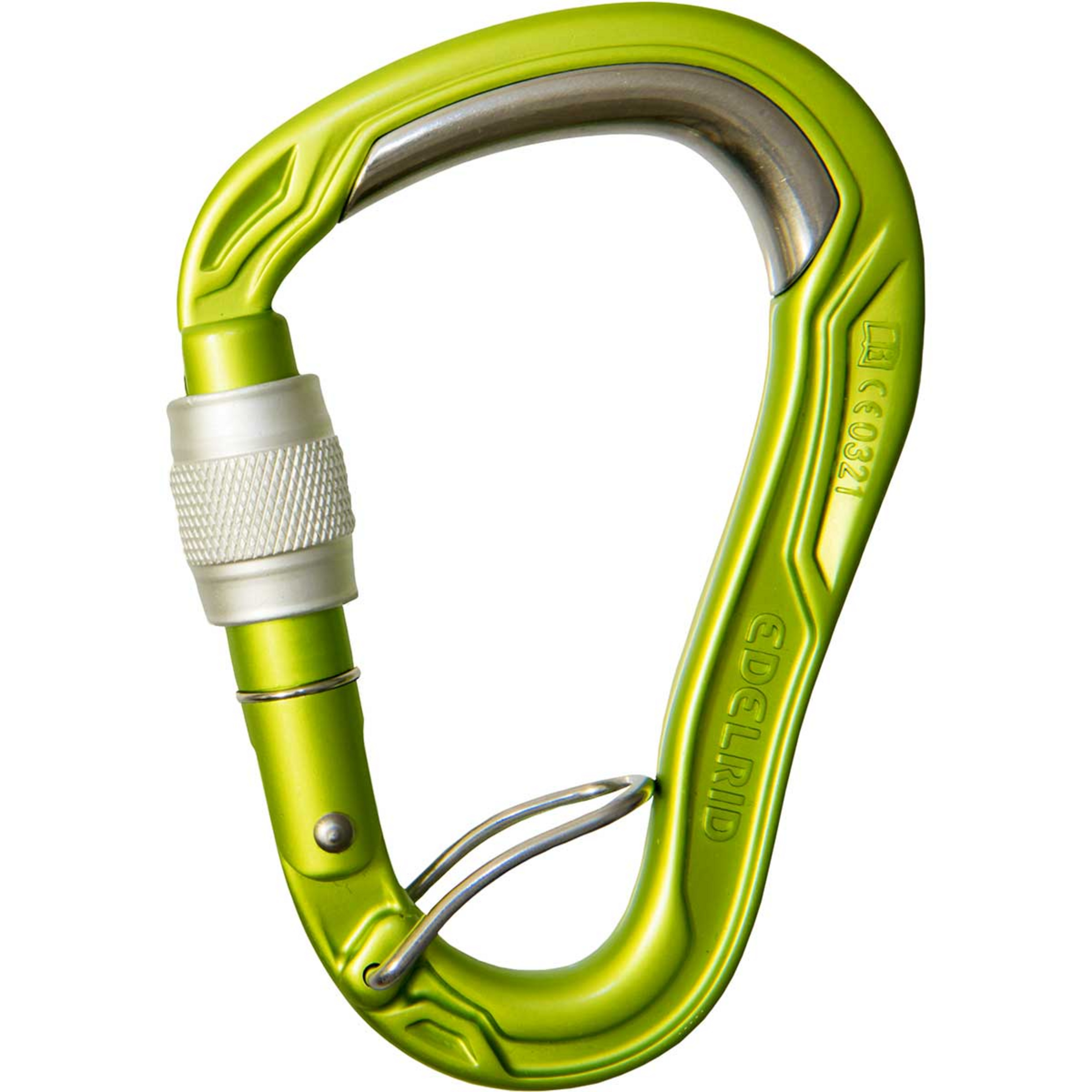 Edelrid HMS Bulletproof Screw FG Karabiner Karabiner gruen Alpinklettern | Sportklettern