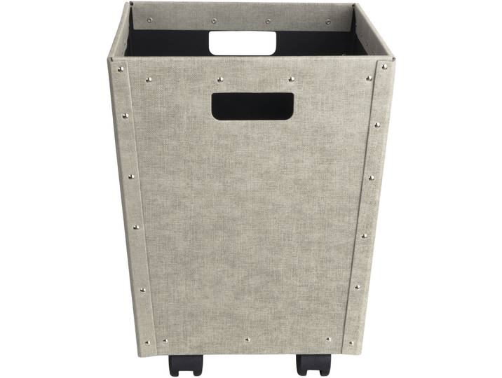 Aufbewahrungskorb Bigso Box beige H 36.5 cm - Material: Papier - Aufbewahrungskorb
