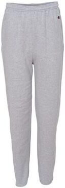 Champion P800 Men's Powerblend Open-Bottom Sweatpants with Pockets in Light Steel size Small   Cotton Polyester