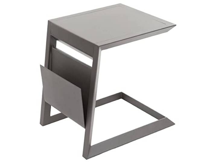 Hespéride - Beistelltisch Allure aus Epoxid-Aluminium Praline