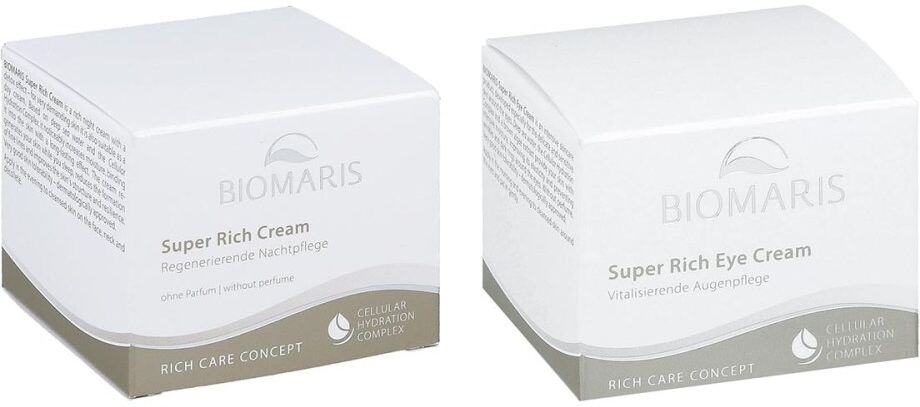 Biomaris Super Rich Cream ohne Parfüm und Super Rich Eye Cream