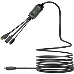 Vivolink USB-C HUB Cable with USB3.0 & (0.15 m), USB Kabel