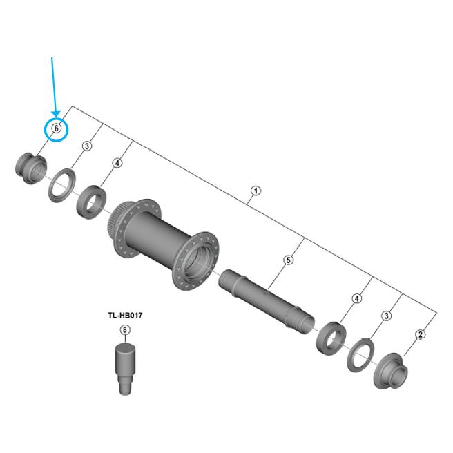 Shimano Endkappe HB-M9210 (61003544)