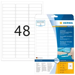 HERMA Etiketten Movables 63,5 x 16,9 mm, weiß