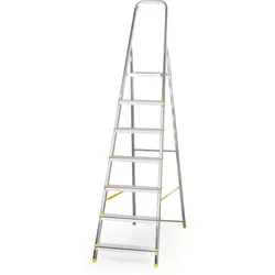 Alu Treppen ALVE EUROSTYL,einseitig 1x 7Sprosen, 1,41 m