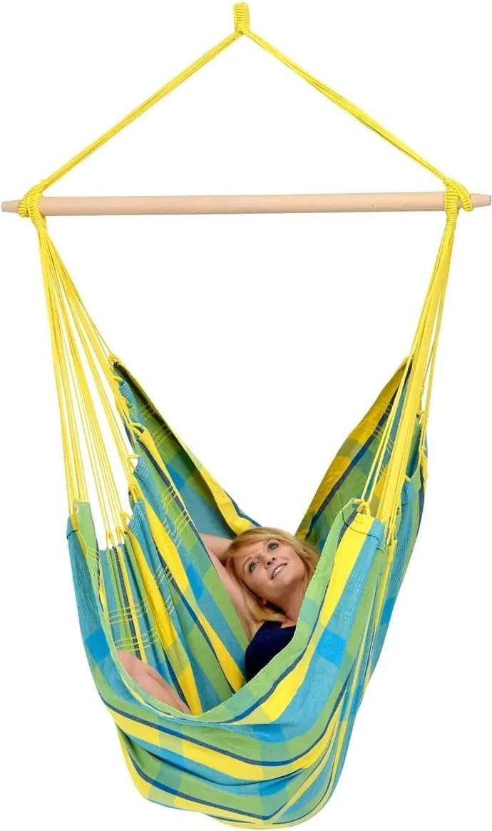 Hangstoel Brasil Lemon geel Amazonas voor volwassenen