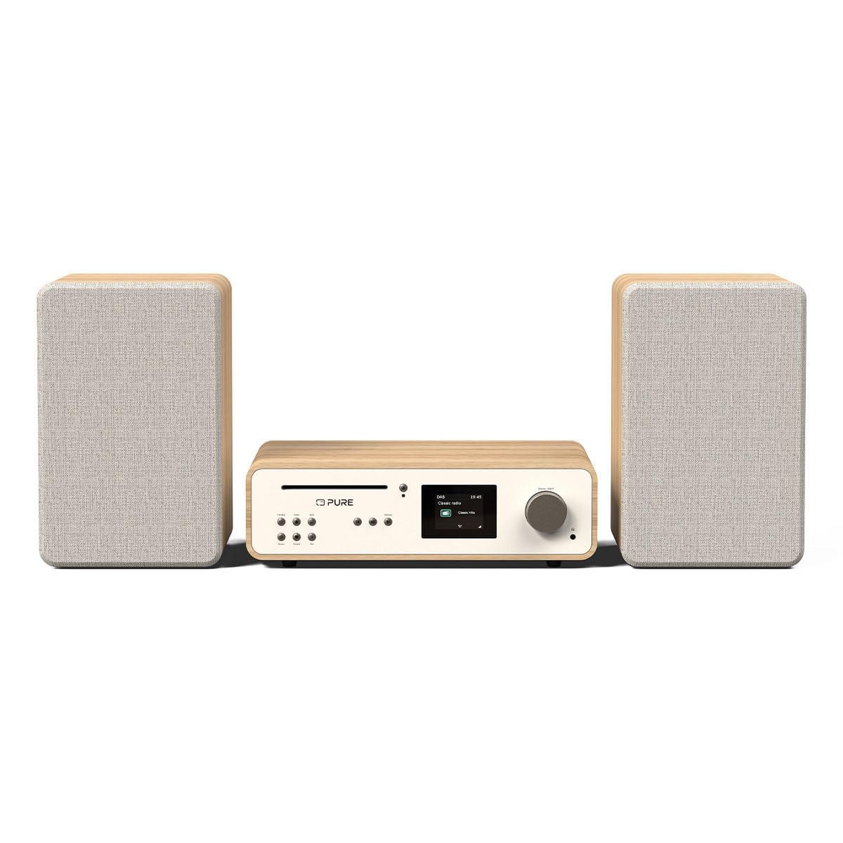 Pure Classic Stereo Cotton White/Oak EU/UK 252807
