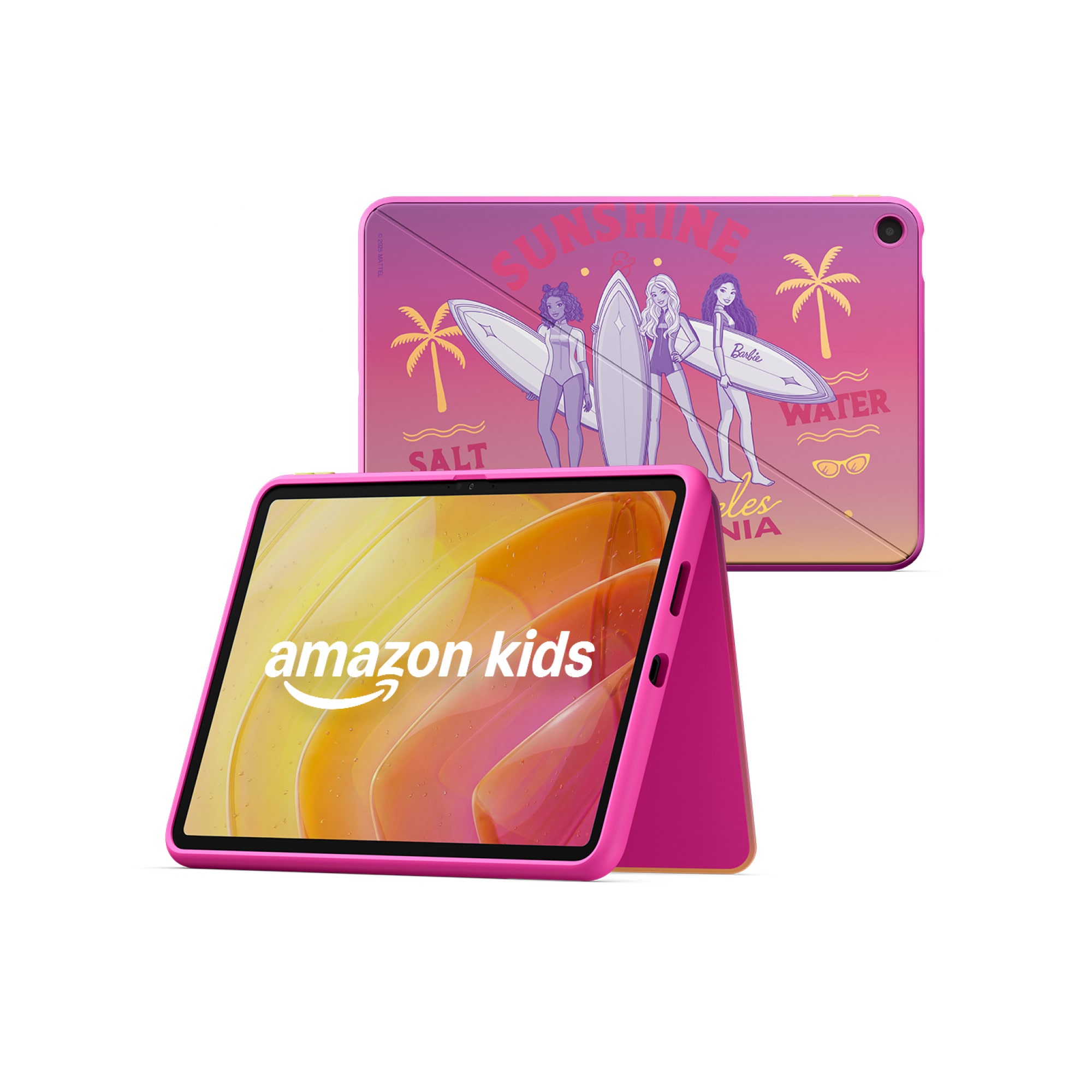 Amazon Kids Tablet 11 (2026) Android Tablet 11 Zoll WiFi 64 GB Sunshine Barbie (inkl. Schutzhülle) B0F5F3M9D7