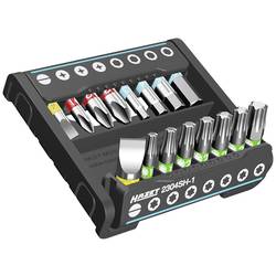 Hazet 2304SH-1 Bit-Set 16teilig Innen T-Profil, Schlitz, Kreuzschlitz Phillips, Innen-Sechskant Haltefunktion