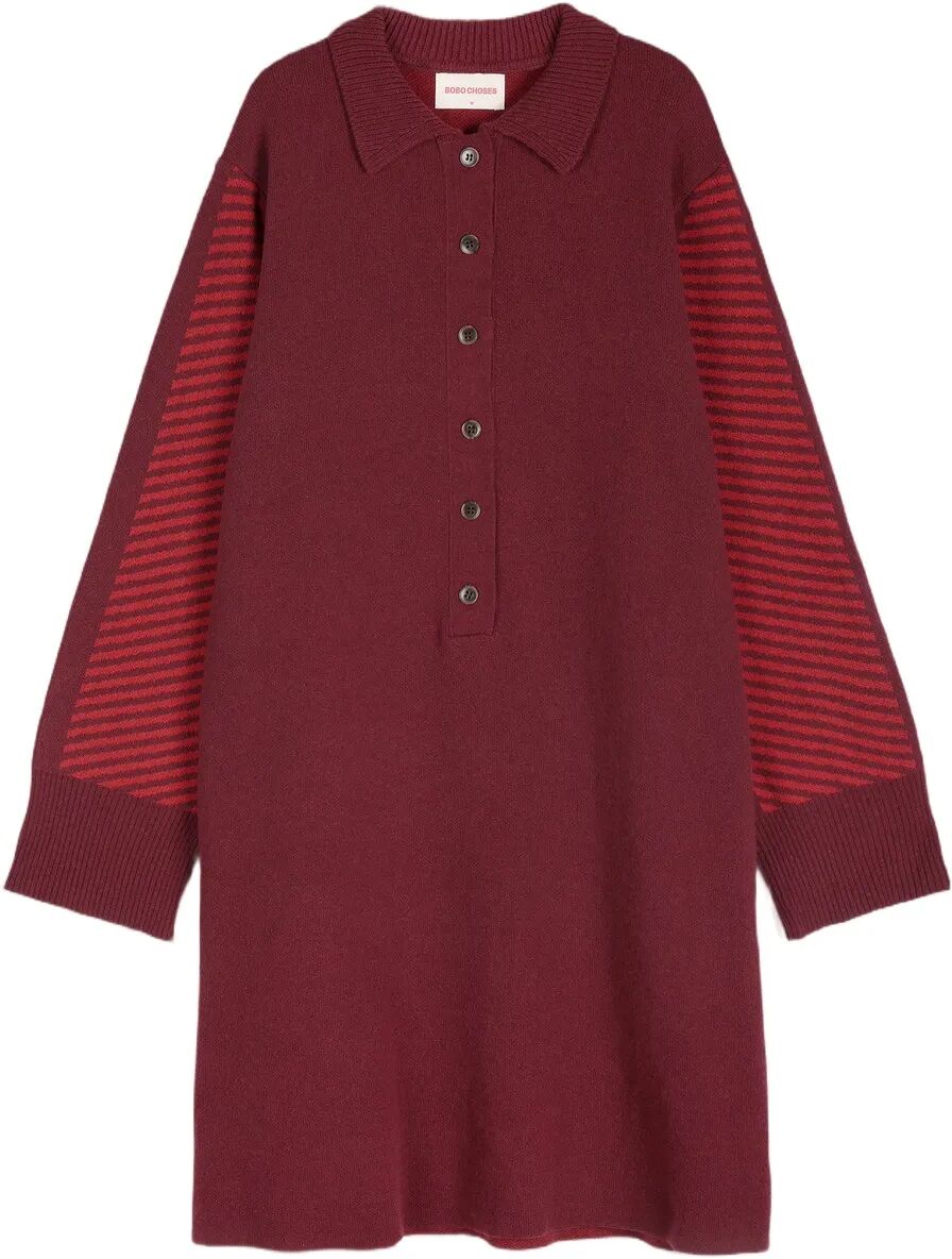 Bobo Choses Robe Laine Rouge XS