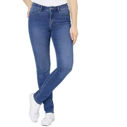 Paddock’s Jeans Slim Fit Pat mit High Rise in Mittelblau-D38 / L30