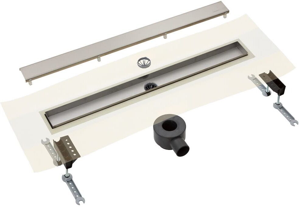 Megabad Profi Collection Drainset complete shower drain 100 cm with cover Zero