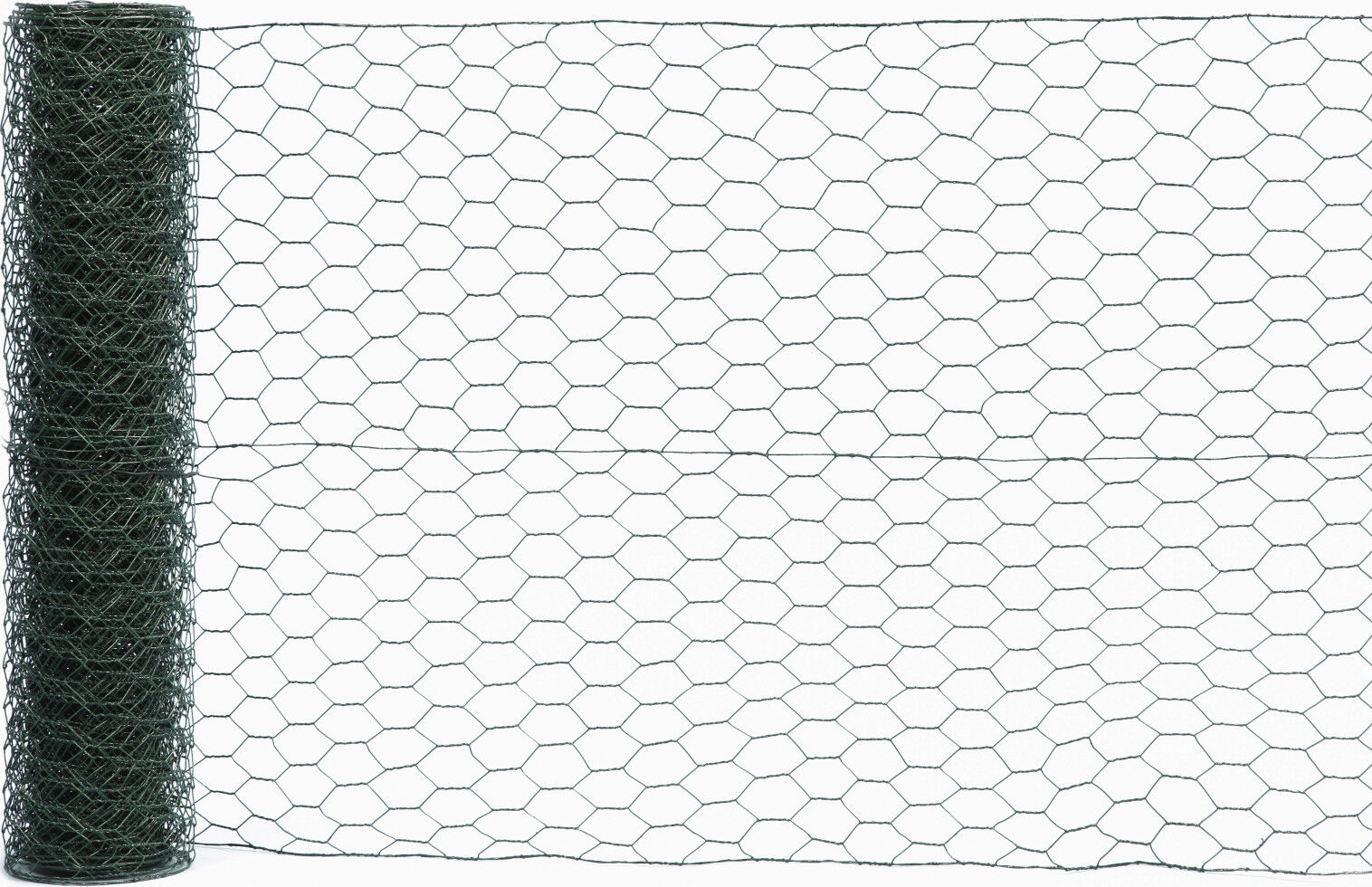 Floraworld Maschendraht-Zaun 2,5 m x 50 cm 25 mm Maschenweite moosgrün