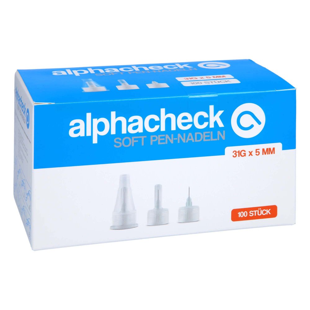 Berger Med GmbH Alphacheck soft Pen-nadeln 31 Gx5 mm 11236303