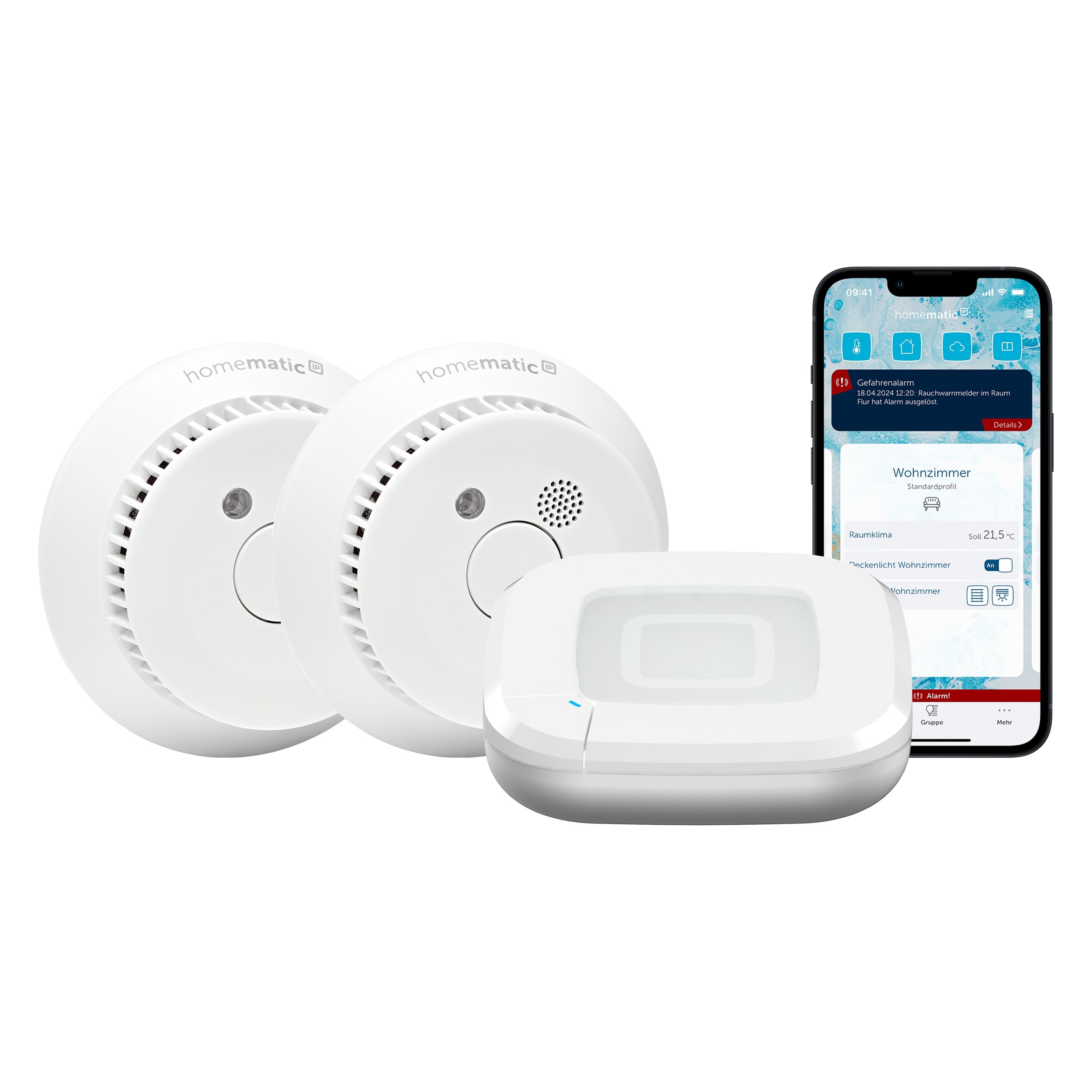 Homematic IP Starterkit Rauchwarnmelder HmIP-SK27 (162162A0)