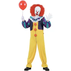 Smiffys Pennywise 1990 Kostüm (L)