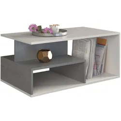 TOPESHOP Wohnzimmertisch Massiver Schichtholz : Multifunktionaler Sofatisch
