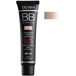 Gosh BB Cream Foundation Primer Moisturizer 02 Beige 30ml