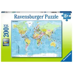 Ravensburger Puzzle - Die Welt, 200 XXL Teile