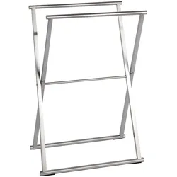 WENKO Handtuchständer Mod. Lava Edelstahl, Kleiderständer, klappbar