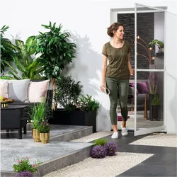 Insektenschutz-Türbausatz "MASTER SLIM+" 100x210 cm in Weiß