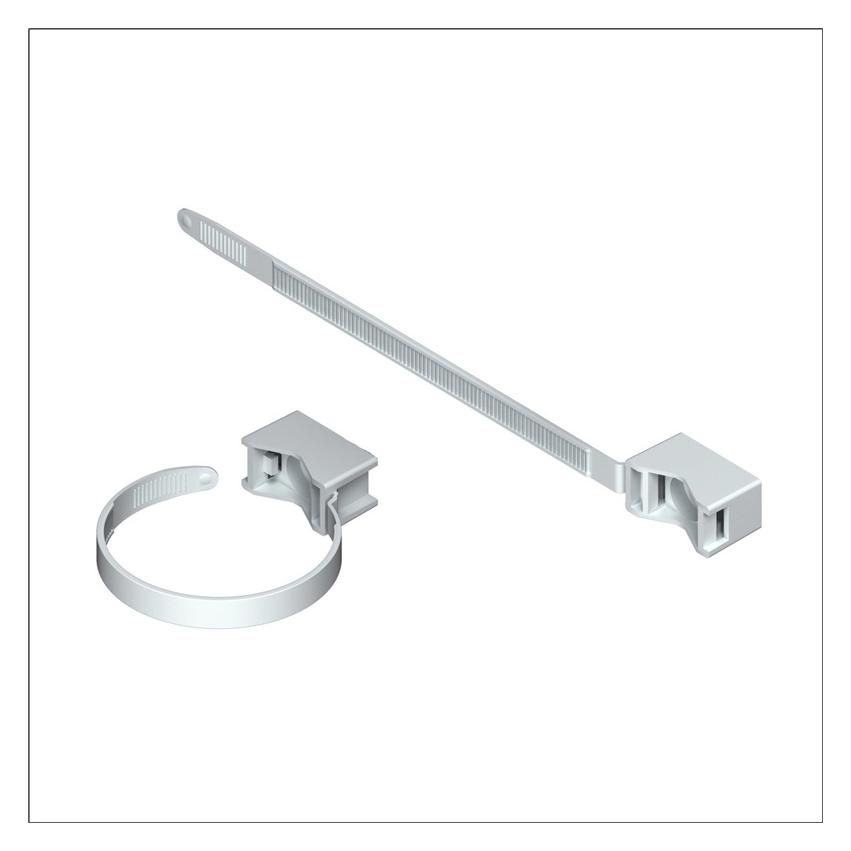 AKS Zielonka Cable holder UZP 32-65, grey, 20 pcs (47729964)