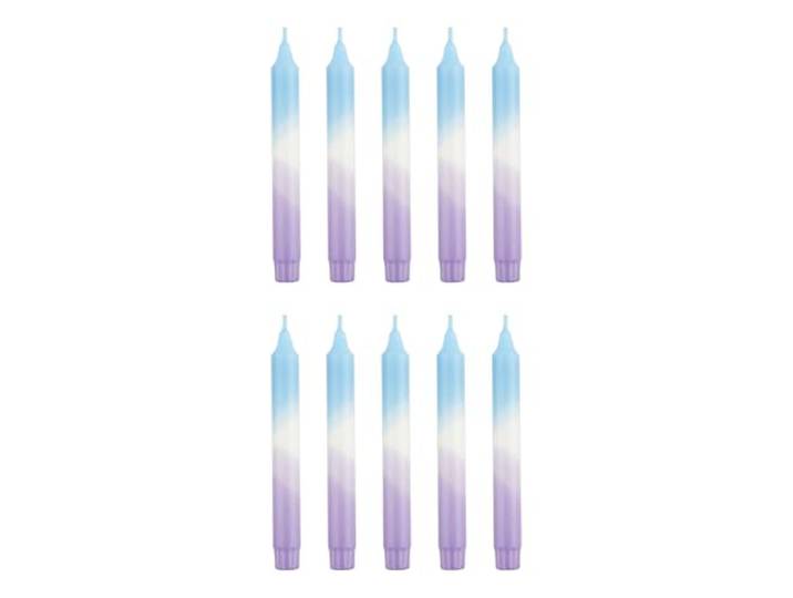 BUTLERS 10er Set Stabkerzen Stearin - DIP-DYE - Kronenkerzen