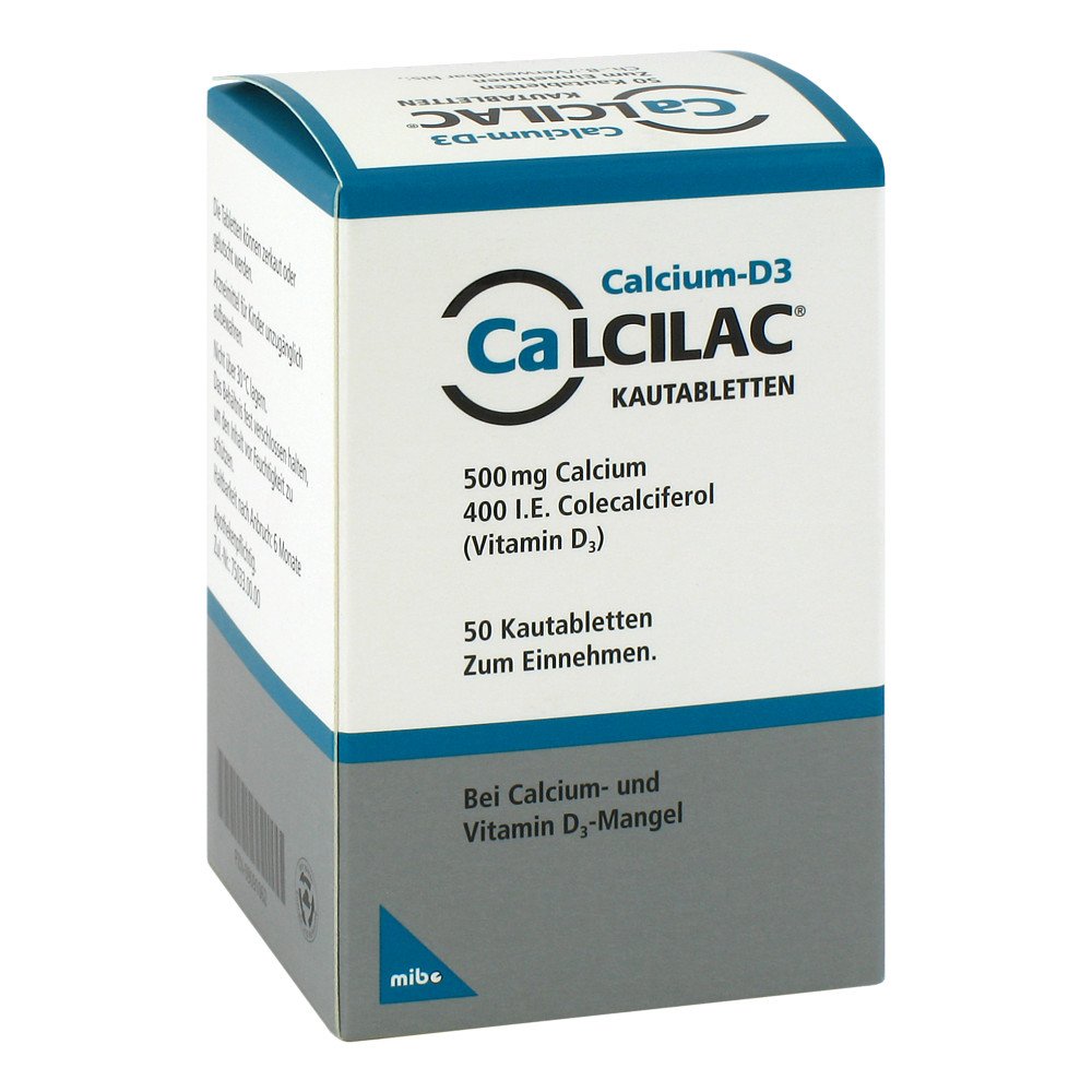 MIBE GmbH Arzneimittel Calcilac 500mg/400 internationale Einheiten 09091062