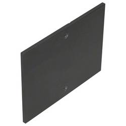 HAGER GBZWB9005 Elektro-Sockelleisten-Zubehör GBZWB9005 Blende Tief-Schwarz 1 St.