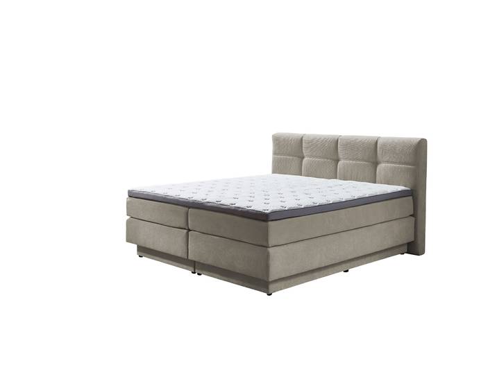 Sun Garden Boxspringbett Portage mit Bettkasten Creme 180 x 200 cm