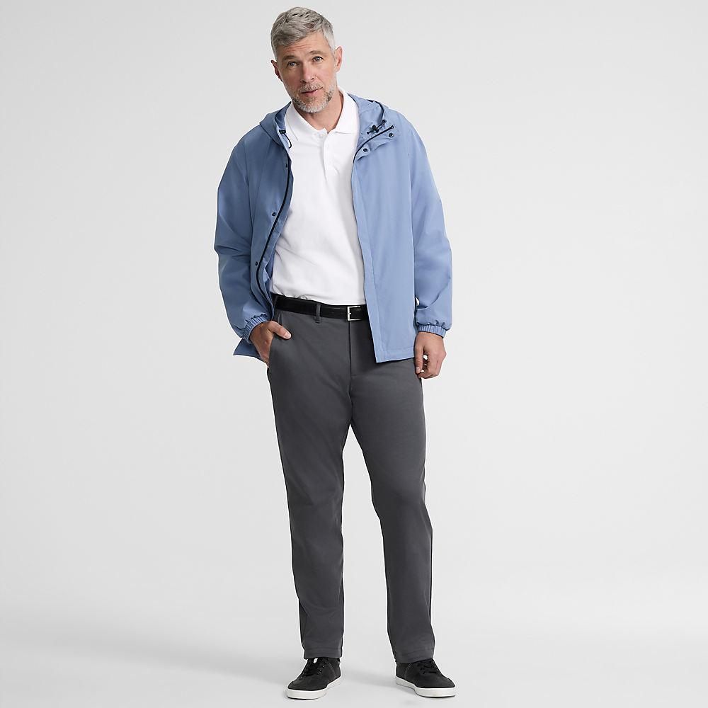 Flex Performance-Hose für Herren, Herren, size: regular, Grau, Polyester, by Lands' End