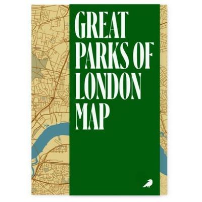 Great Parks of London Map, Karte von Paul Wood, Blue Crow Media, 978-1-912018-33-8