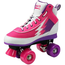 Nano-Pad, Damen, Rollschuhe, Quad (35), Weiss, Violett, Rosa