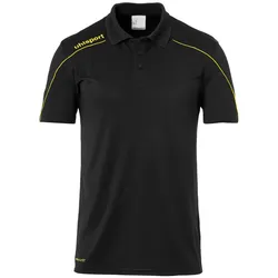 uhlsport Stream 22 Poloshirt schwarz/limonengelb 4XL