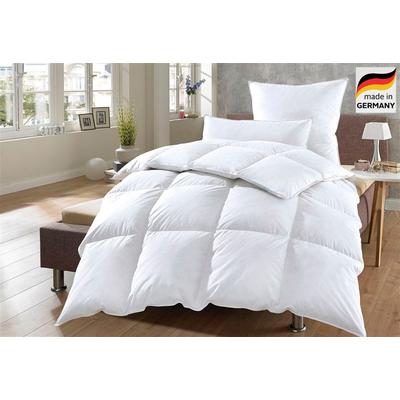 Daunenbettdecke OTTO HOME "Frieeda, 100% Gänsedaunen, hergestellt in Deutschland", weiß, B:135cm L:200cm, Bezug: 100% Baumwolle. Füllung: 100% Gänsedaunen, Bettdecken, hergestellt in Deutschland