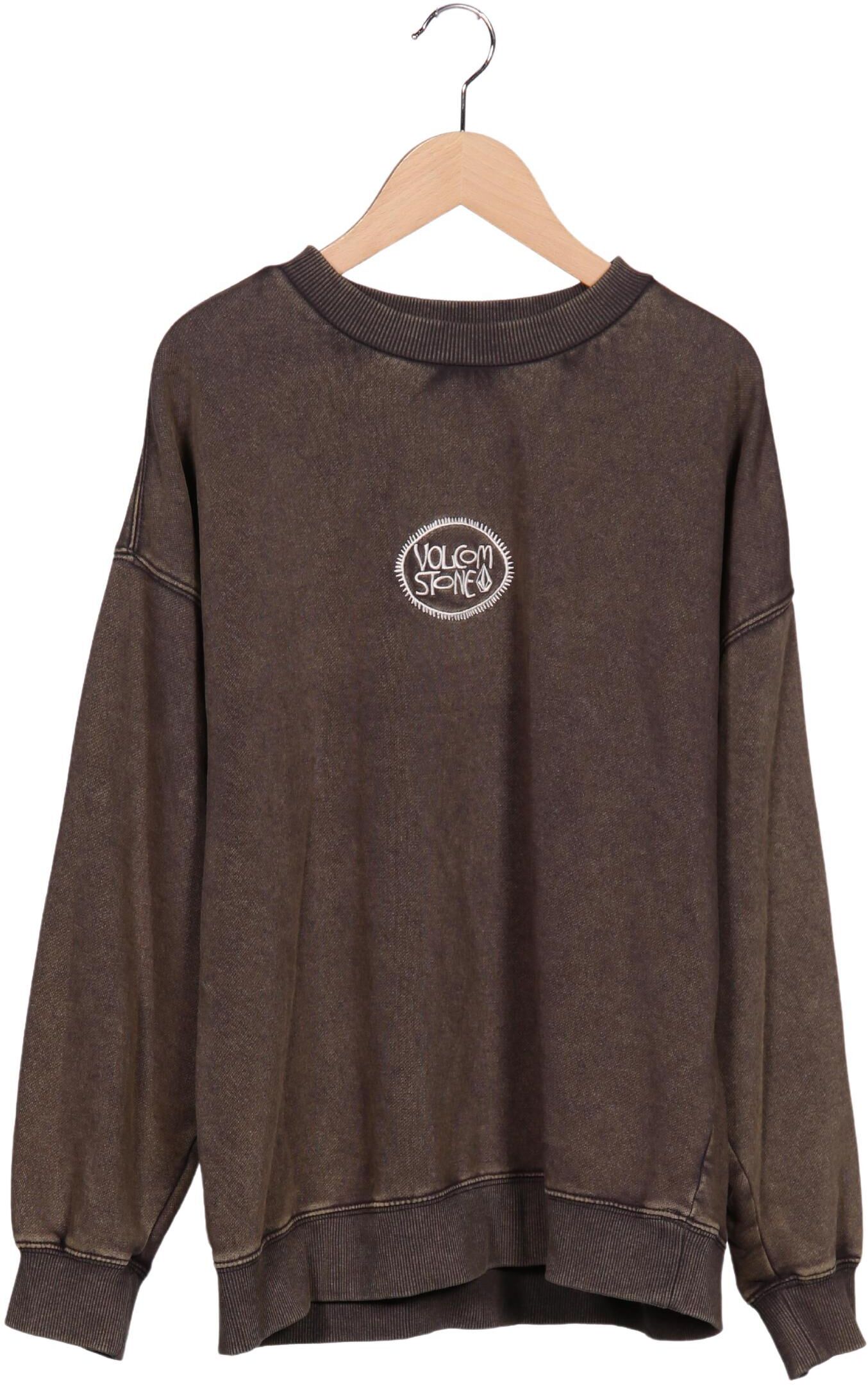 Volcom Damen Sweater, Braun, Gr. XS, Baumwolle / Synthetik - Second Hand