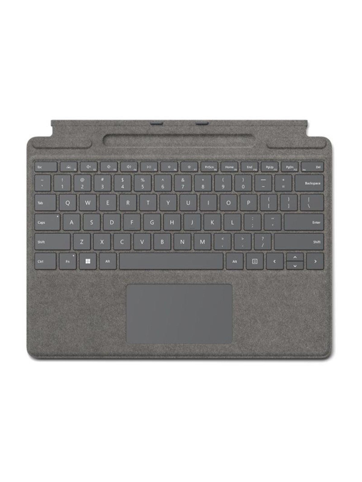 Microsoft Surface Pro Signature Keyboard - Tastatur - Englisch - Grau
