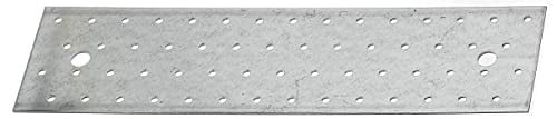 Alberts 331474 Geperforeerde plaat, sendzimir verzinkt, zilver, 300 x 80 mm