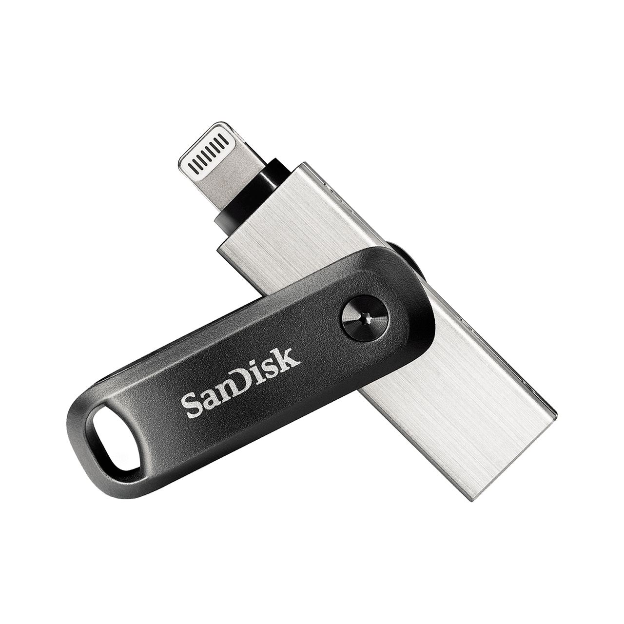 128 GB SanDisk iXpand Go schwarz/silber USB 3.0 und Lightning