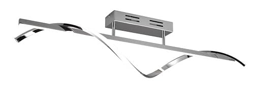 Trio Isabel plafondlamp chroom met LED