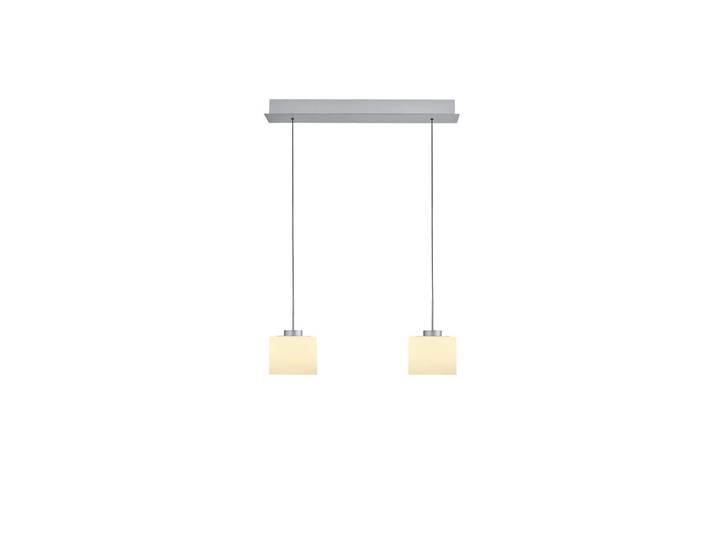 Hell Led-Hängeleuchte Abby, Alufarben, Metall, rund, 5x105x63 cm, Europäischer Sicherheitsstandard, höhenverstellbar, Lampen & Leuchten, Innenbeleuchtung, Hängeleuchten, Pendelleuchten