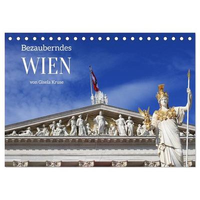 Bezauberndes Wien (Tischkalender 2027 DIN A5 quer), CALVENDO Monatskalender