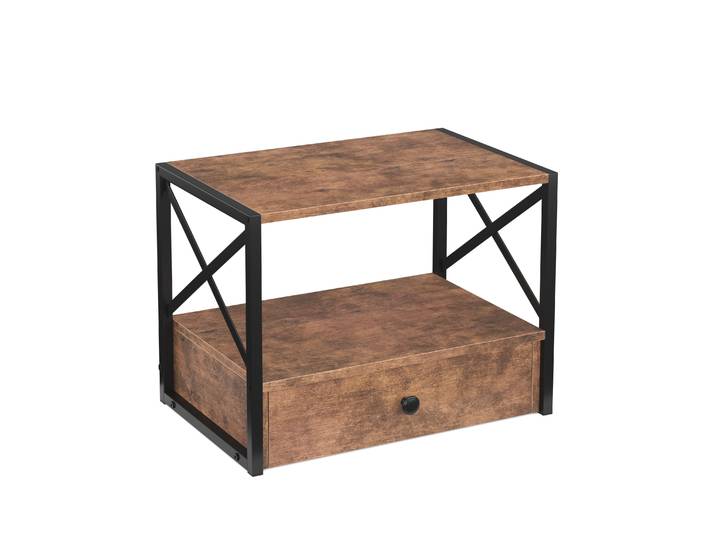 Druckerständer Vintage BONITA mit Schublade 44 x 33 x 29 cm