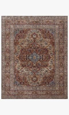 Alexander Home Distressed Traditional Persian Mosaic Area Rug
