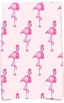 E by Design 18 x 30 inch Flamingo Fanfare Martini Animal Print Kitchen Towel