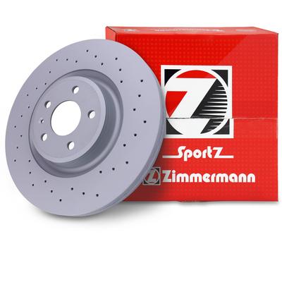 Zimmermann 1x Sport-Bremsscheibe belüftet vorne [Hersteller-Nr. 100.3356.52] für Audi, Porsche