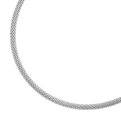 Collier SMART JEWEL "Mesh-Optik, Silber 925", silber, Halsketten, Herren, 45cm, Silber 925 (Sterlingsilber), Collier